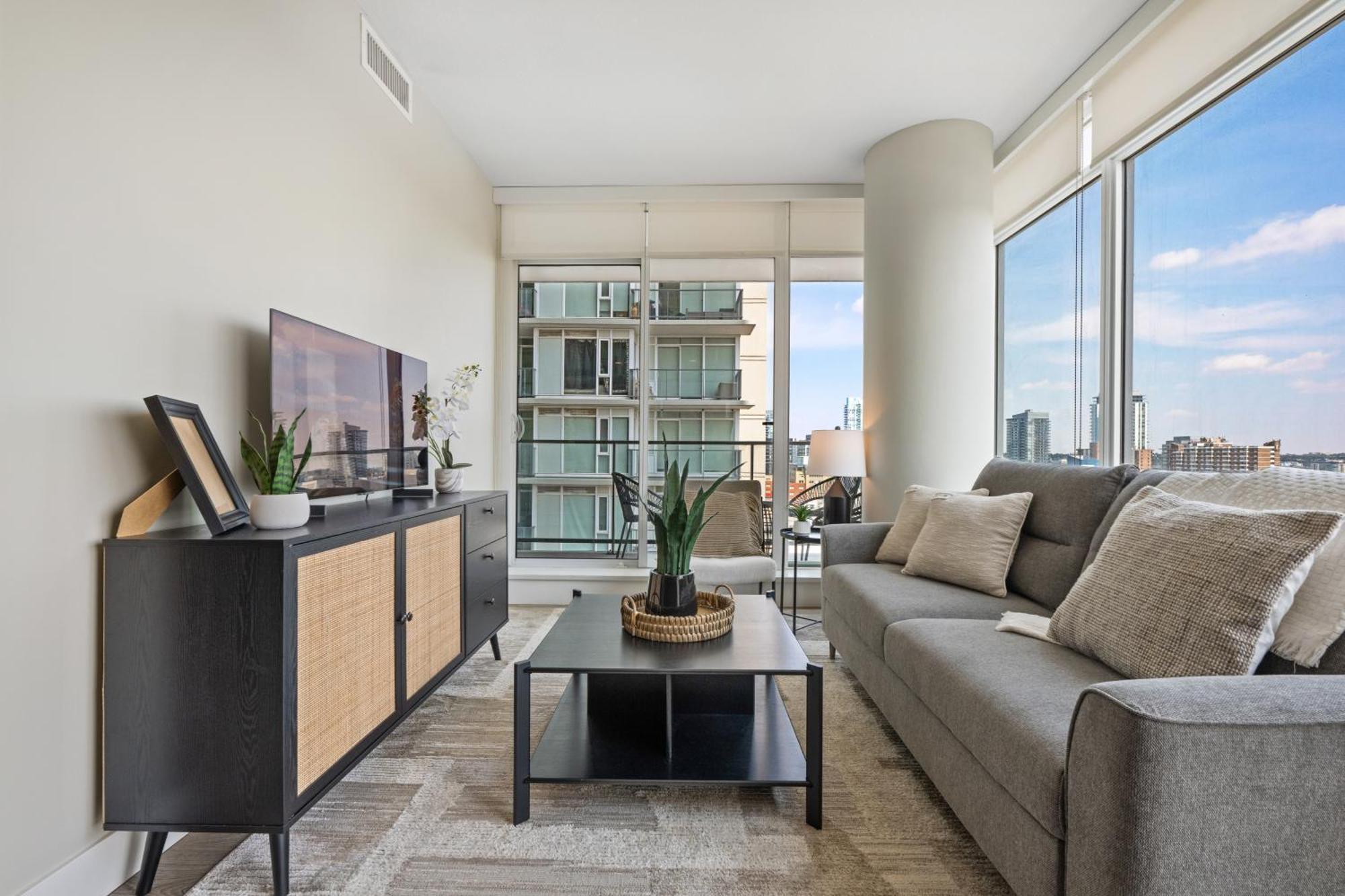 Modern Suite Calgary Downtown 5 Min Walk Stampede Luaran gambar