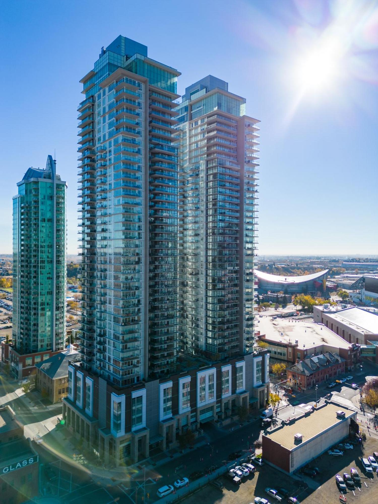 Modern Suite Calgary Downtown 5 Min Walk Stampede Luaran gambar