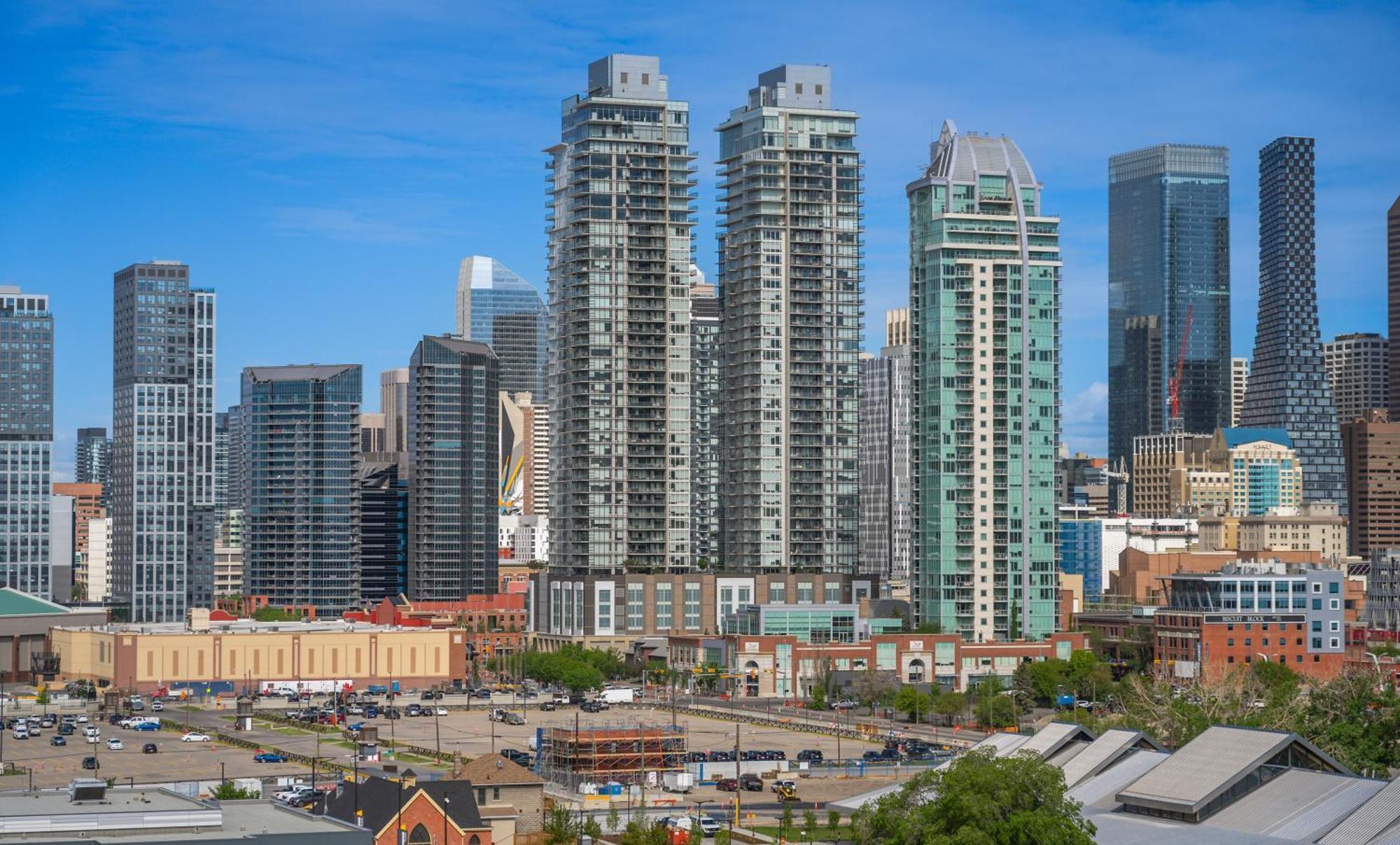 Modern Suite Calgary Downtown 5 Min Walk Stampede Luaran gambar