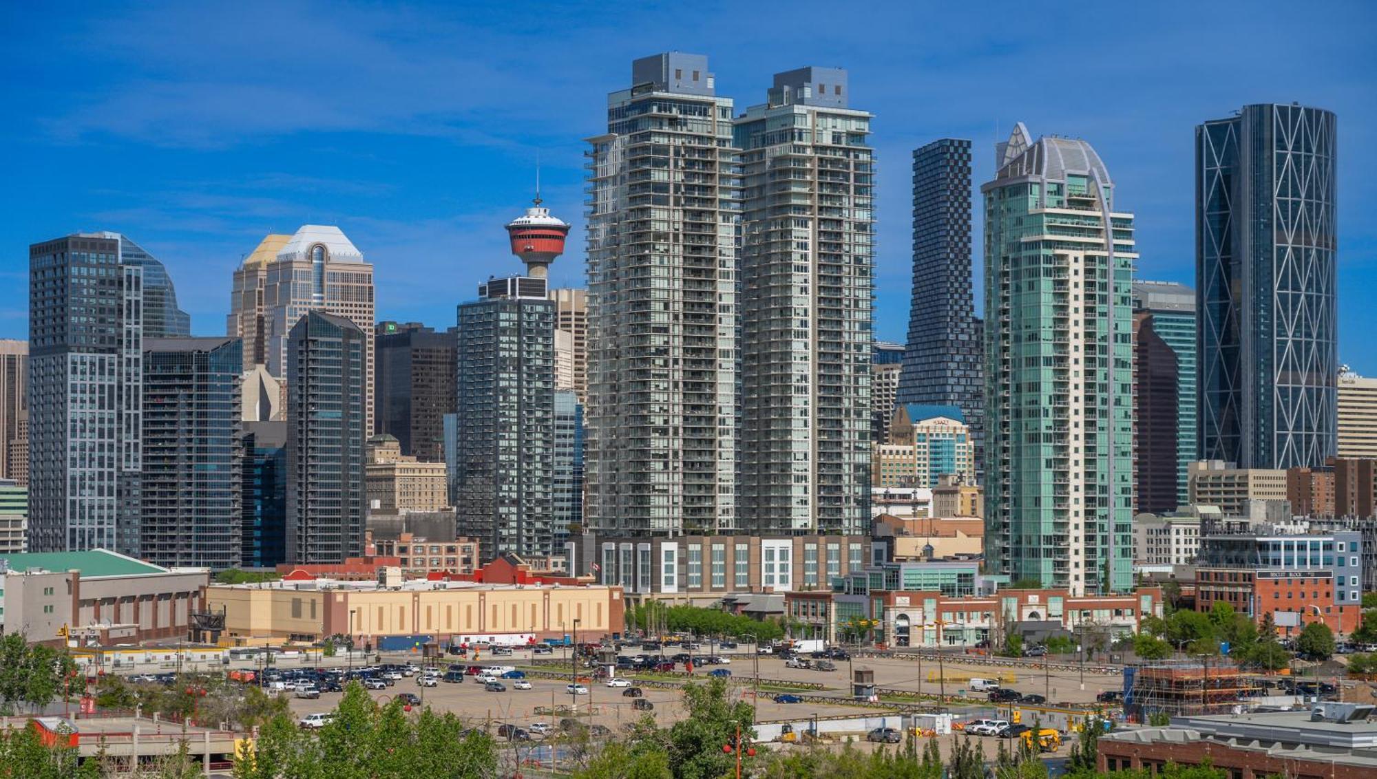 Modern Suite Calgary Downtown 5 Min Walk Stampede Luaran gambar